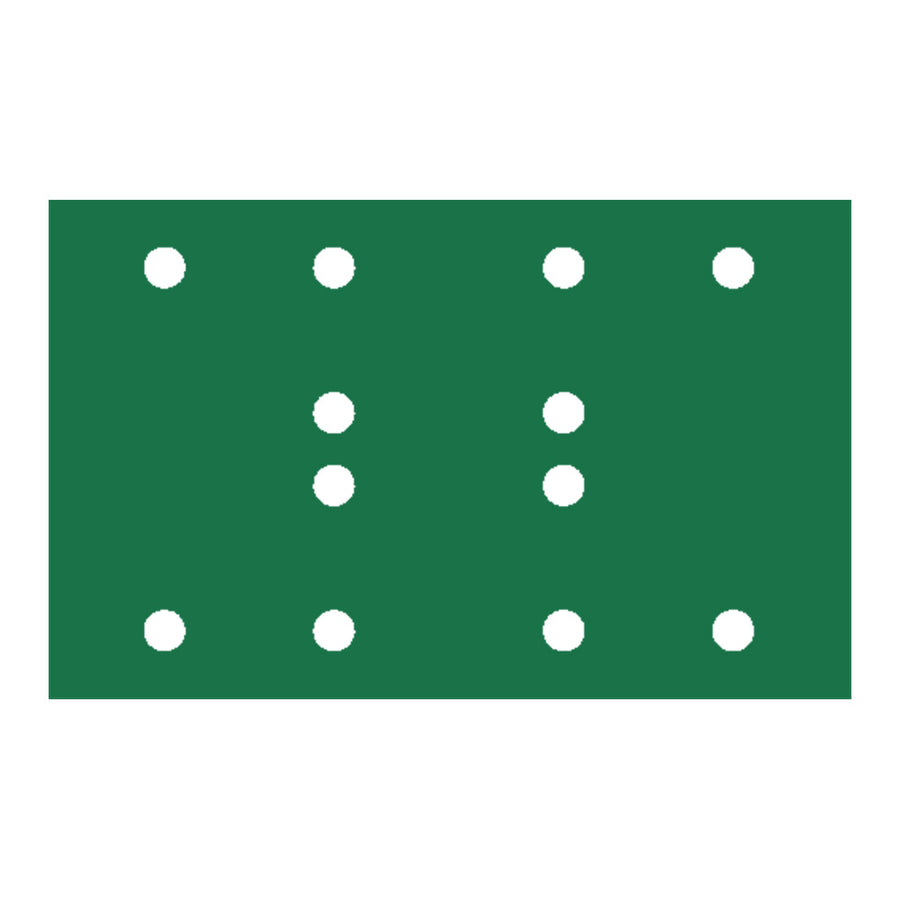 RUPES PROCUT Film Abrasive Sheet 80mm x130mm (3.15" x 5.1") - 12 Holes - P60 Grit *Box of 100pcs [9.45FB060]