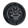 Bobs Machine LED Jack Plate Gauge  Black 110300000
