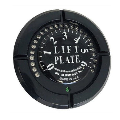 Bobs Machine LED Jack Plate Gauge  Black 110300000