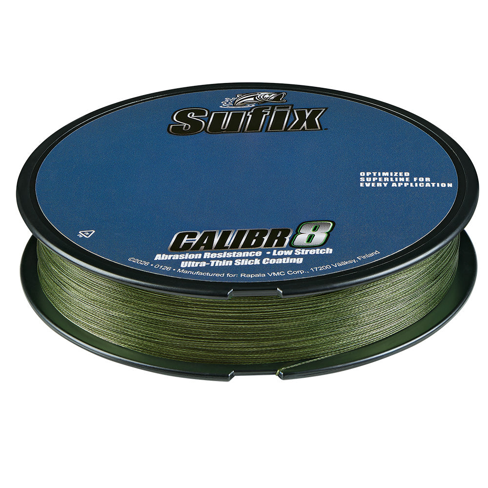 Sufix Calibr8 Braid 300yds 40lb  Low Vis Green 694140G