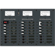 Blue Sea 8084 AC Main 6 PositionsDC Main 15 Positions Toggle Circuit Breaker Panel  White Switches 8084