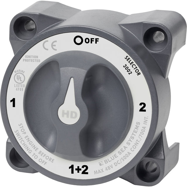 Blue Sea 3002 HDSeries Battery Switch Selector 3002