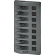 Blue Sea 4308 WeatherDeck Water Resistant Fuse Panel  8 Position  Grey 4308