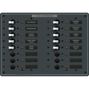Blue Sea 8377 Panel DC 16 Position 8377