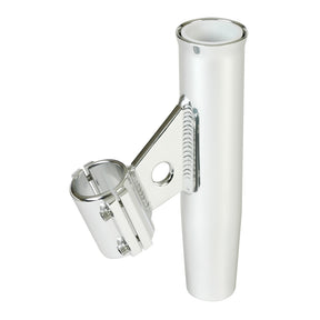Lees ClampOn Rod Holder  Silver Aluminum  Vertical Mount  Fits 1660 OD Pipe RA5003SL