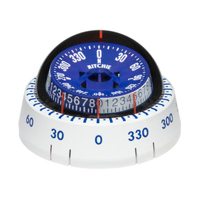 Ritchie XP98W XPort Tactician Compass  Surface Mount  White XP98W