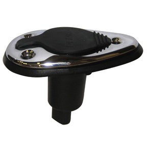 Perko Threaded Collar Pole Light Mounting Base  2 Pin  Chrome Plated 1048P00DP
