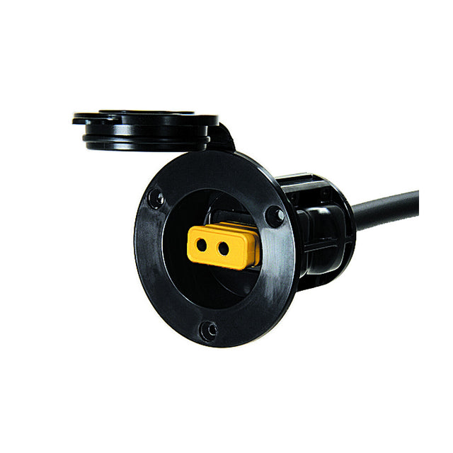 Cannon Flush Mount Power Port  Black 1903012