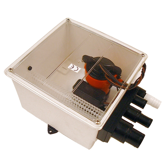 Johnson Pump 1000 GPH Multi Port Shower Sump Pump 12V wSwitch 57151