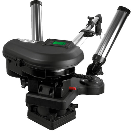 Scotty 2116 HP Depthpower Electric Downrigger 60 SS Telescoping Boom wSwivel Base  Dual Rod Holder 2116