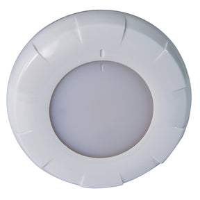 Lumitec Aurora LED Dome Light  White Finish  WhiteBlue Dimming 101075