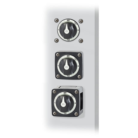 Blue Sea 6007200 Battery Switch Mini  4 Position  Black 6007200