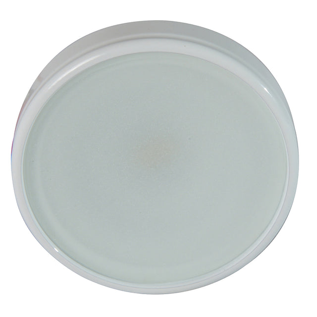Lumitec Halo  Flush Mount Down Light  White Finish  4Color  WhiteBlueRedPurple NonDimming 112820
