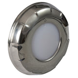 Lumitec Aurora  LED Dome Light  Polished SS Finish  2Color WhiteBlue Dimming 101138