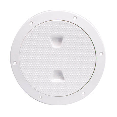 Beckson 6 NonSkid ScrewOut Deck Plate  White DP62W