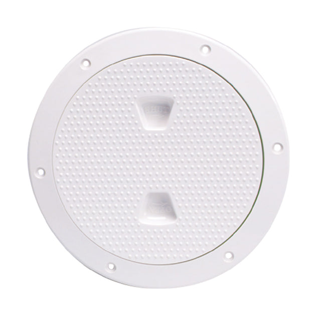 Beckson 6 NonSkid ScrewOut Deck Plate  White DP62W