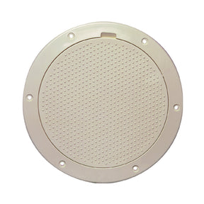 Beckson 6 NonSkid PryOut Deck Plate  Beige DP63N