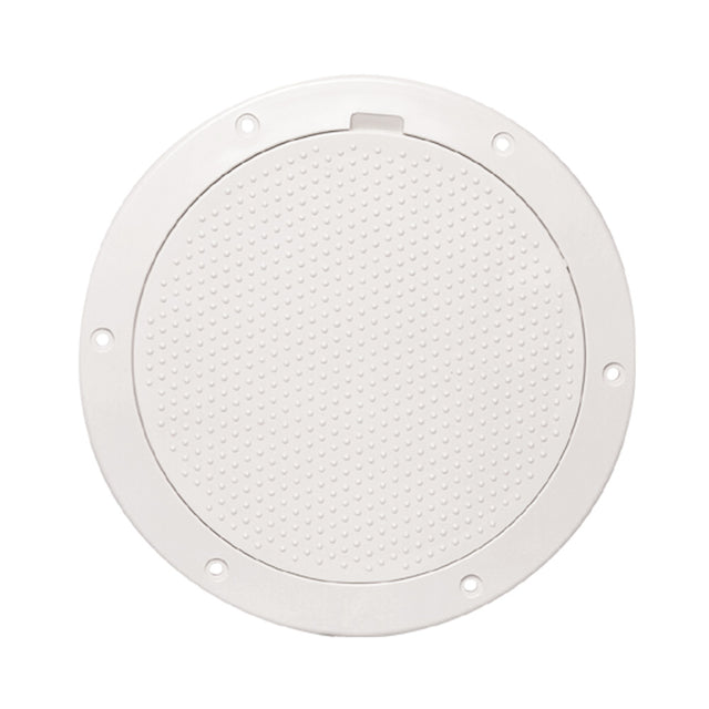 Beckson 6 NonSkid PryOut Deck Plate  White DP63W