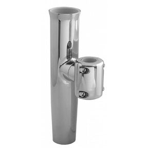 TACO  Stainless Steel ClampOn Adjustable Rod Holder  1116  1516 OD Pipe 114 OD Tube F162623POL1