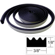 TACO Weather Seal  10L x H x 38W  Black V300113B101