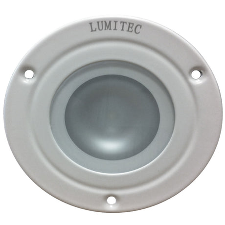Lumitec Shadow  Flush Mount Down Light  White Finish  3Color RedBlue NonDimming wWhite Dimming 114128