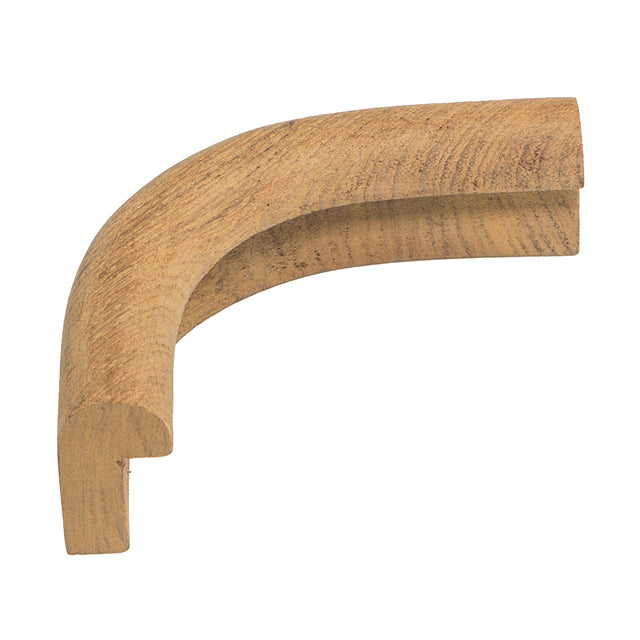Whitecap Teak Edge Molding Outside Corner 60837