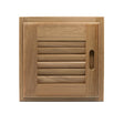 Whitecap Teak Louvered Door  Frame  Right Hand  12 x 12 60720