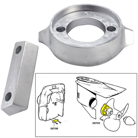 Tecnoseal Anode Kit wHardware  Volvo 290  Magnesium 20705MG