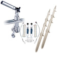 Rupp Z30 Top Gun Outrigger Kit w18 Poles  Complete Single Line Rigging Kit wKlickers Release Clips Z30TPGN18T