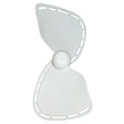 SEEKR by Caframo Replacement Blade fChinook wRocker Switch  White 70733WBG