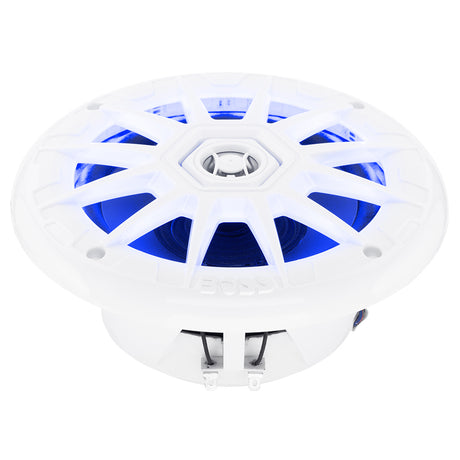 Boss Audio 65 MRGB65 Speakers wRGB Lighting  White  200W MRGB65