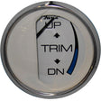 Faria Chesapeake White SS 2 Trim Gauge JESuzuki Outboard 13809