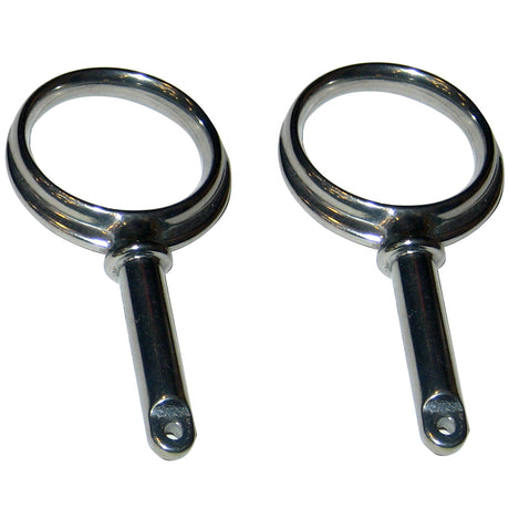 Perko Round Type Rowlock Horns  Plain Zinc 1267DP0ZNC