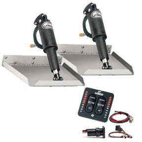 Lenco 9 x 12 Edge Mount Trim Tab Kit wLED Indicator Switch Kit TT9X12EI