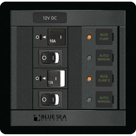 Blue Sea 1522 360 Panel Dual Bilge Pump Control 1522