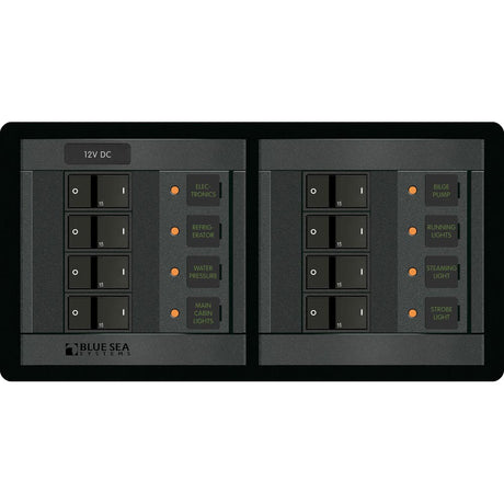Blue Sea 1225 12V DC 8 Position  Horizontal 1225
