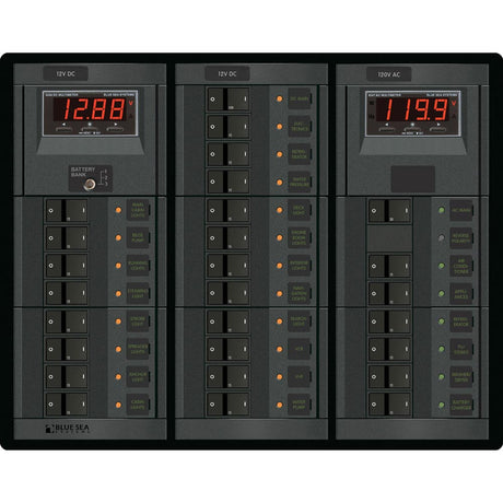 Blue Sea 1218 12V DC Main  19 Positions  120V AC Main  6 Positions 1218