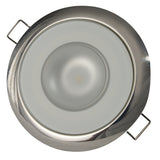 Lumitec Mirage Flush Mount Down Light Spectrum RGBW  Polished Bezel 113117