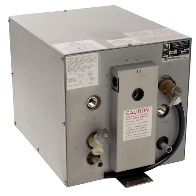 Whale Seaward 6 Gallon Hot Water Heater wFront Heat Exchanger  Galvanized Steel  120V  1500W F600