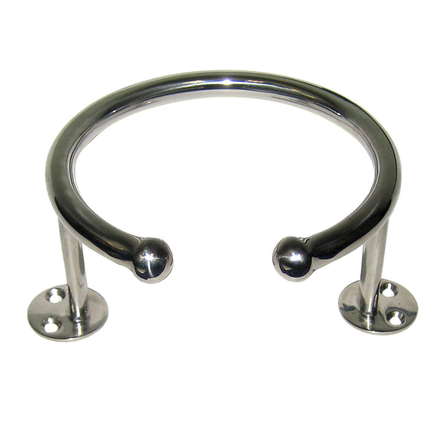 Whitecap Top Mount Ring SS Cup Holder  1Drink  Base Mount S3516
