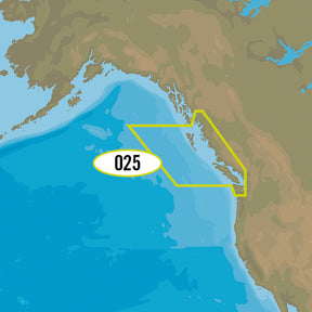 CMAP 4D NAD025  Canada West Including Puget Sound MNAD025MS