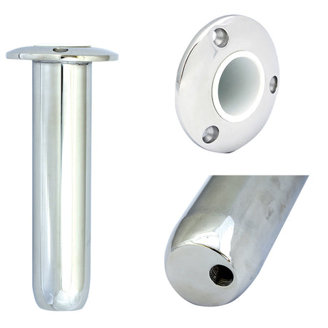 Tigress Round Head Closed Base Rod Holder  0 Degree  9 77902
