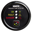 FireboyXintex Propane Fume Detector wPlastic Sensor  No Solenoid Valve  Black Bezel Display P1BR