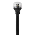 Attwood LightArmor AllAround Light  12 Black Pole  Black Horizontal Composite Base wAdapter 5558P12A7