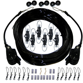 Rupp Triple Rigging Kit WLokUps  NokOuts  460 Black Mono Cord CA0160MO