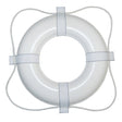 Taylor Made Foam Ring Buoy  24  White wWhite Grab Line 361