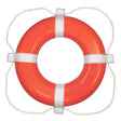 Taylor Made Foam Ring Buoy  24  Orange wWhite Grab Line 364