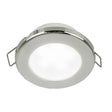 Hella Marine EuroLED 75 3 Round Spring Mount Down Light  White LED  Stainless Steel Rim  12V 958110521