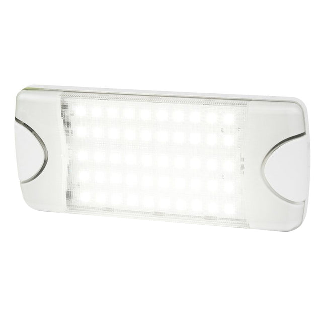 Hella Marine DuraLED 50 Low Profile InteriorExterior Lamp  Wide White Spreader Beam 980629501
