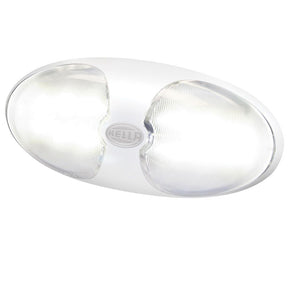 Hella Marine DuraLED 12 InteriorExterior Lamp  White LED  White Housing 959700101